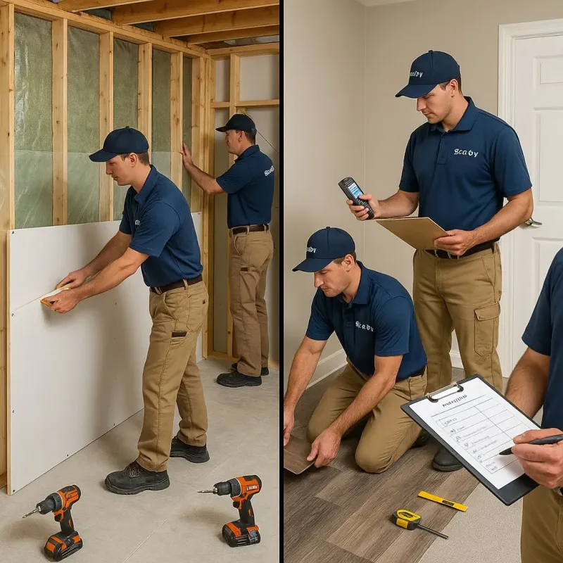 Repairs and Reconstruction process in Burley, ID
